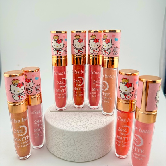 Miss Betty Makeup Hello Kitty 8 Pack Lipgloss Set Miss Betty Poshmark